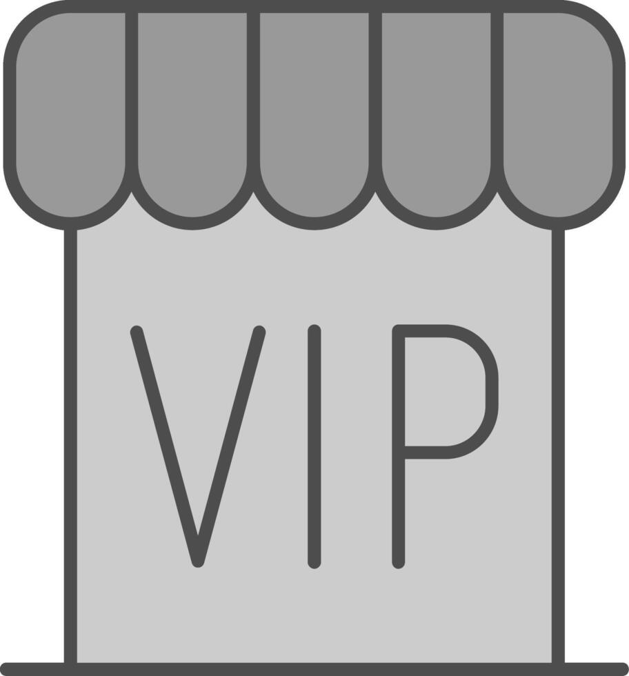 Vip Fillay Icon vector