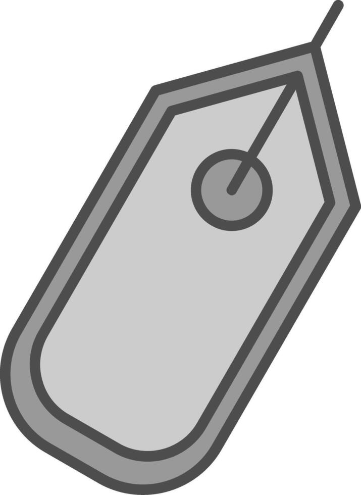 Tag Fillay Icon vector