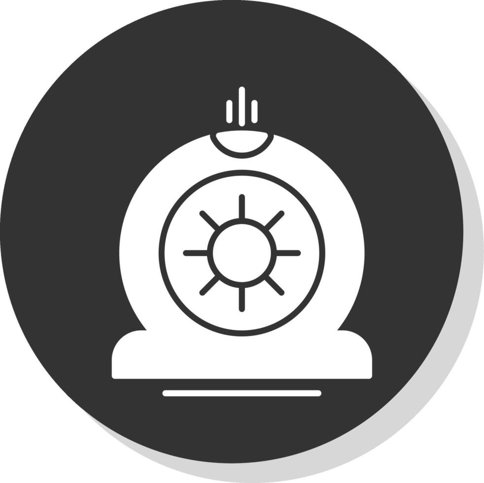 Flat Tire Glyph Grey Circle Icon vector