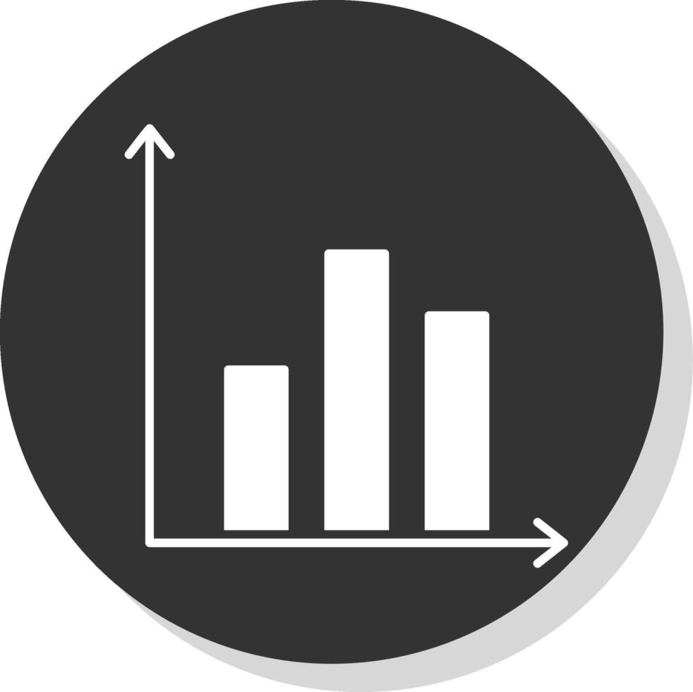 Prediction Glyph Grey Circle Icon vector