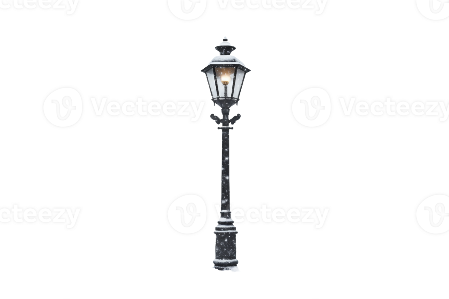 Street Lamp on Transparent Background. png