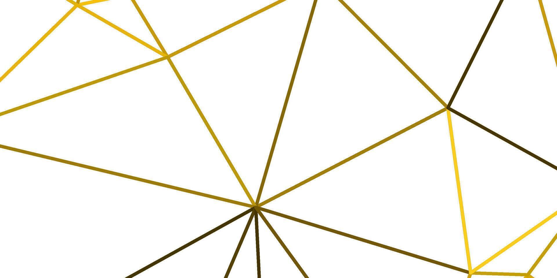abstract geometric background with gold lines triangles vector