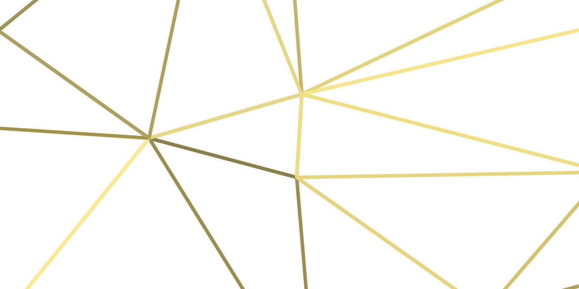abstract geometric background with gold lines triangles vector
