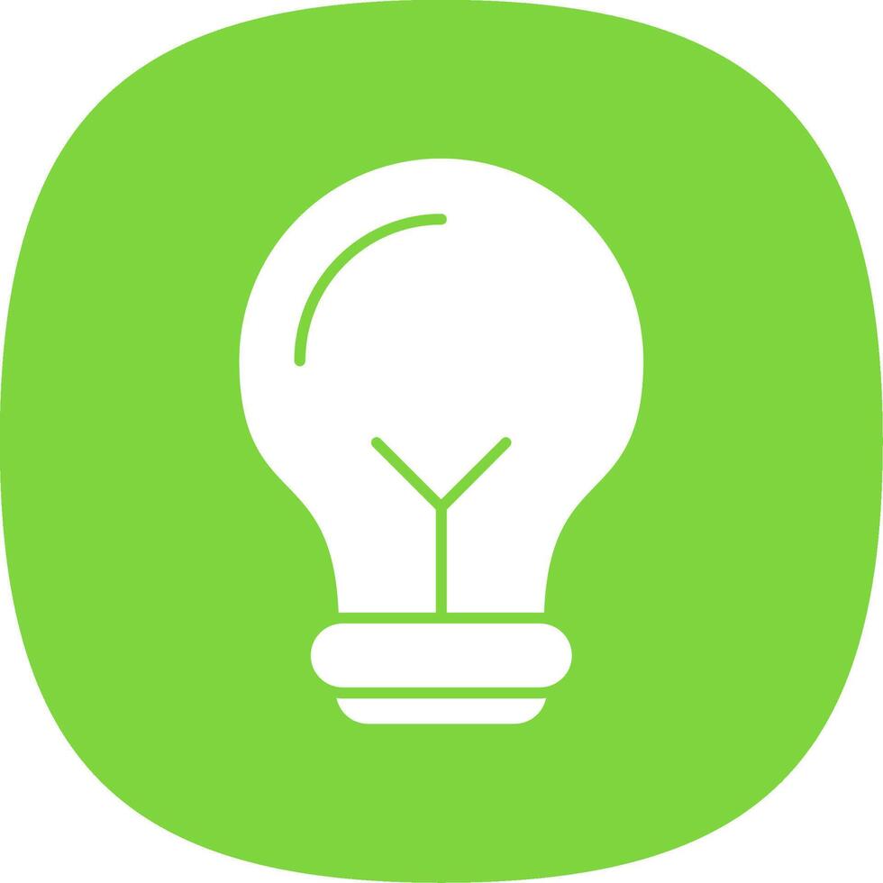Solution Glyph Curve Icon vector
