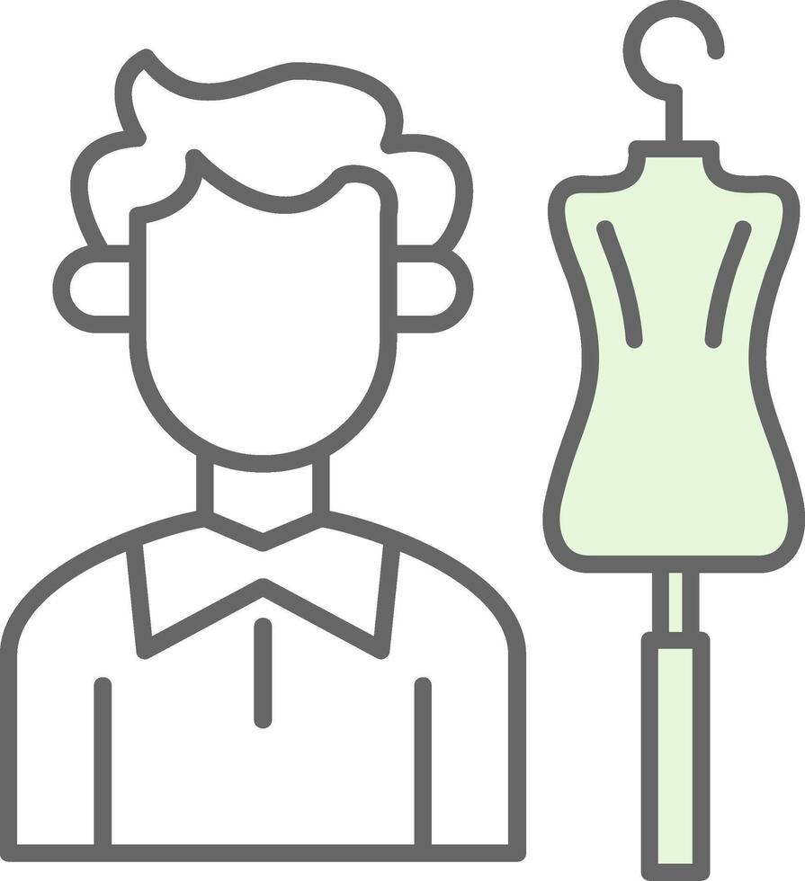 Tailor Fillay Icon vector