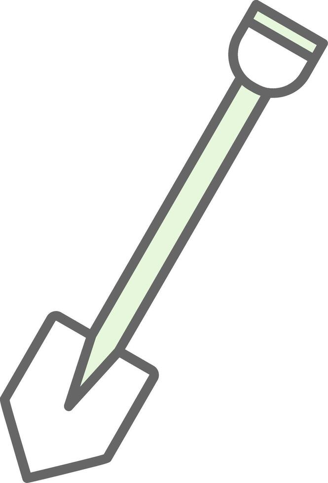 Shovel Fillay Icon vector