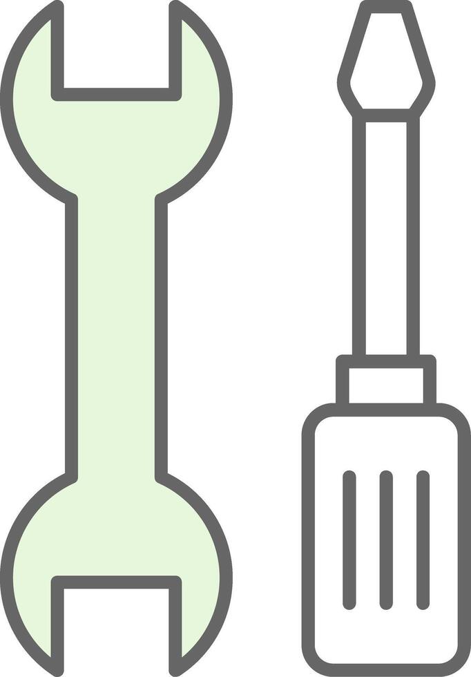Tools Fillay Icon vector