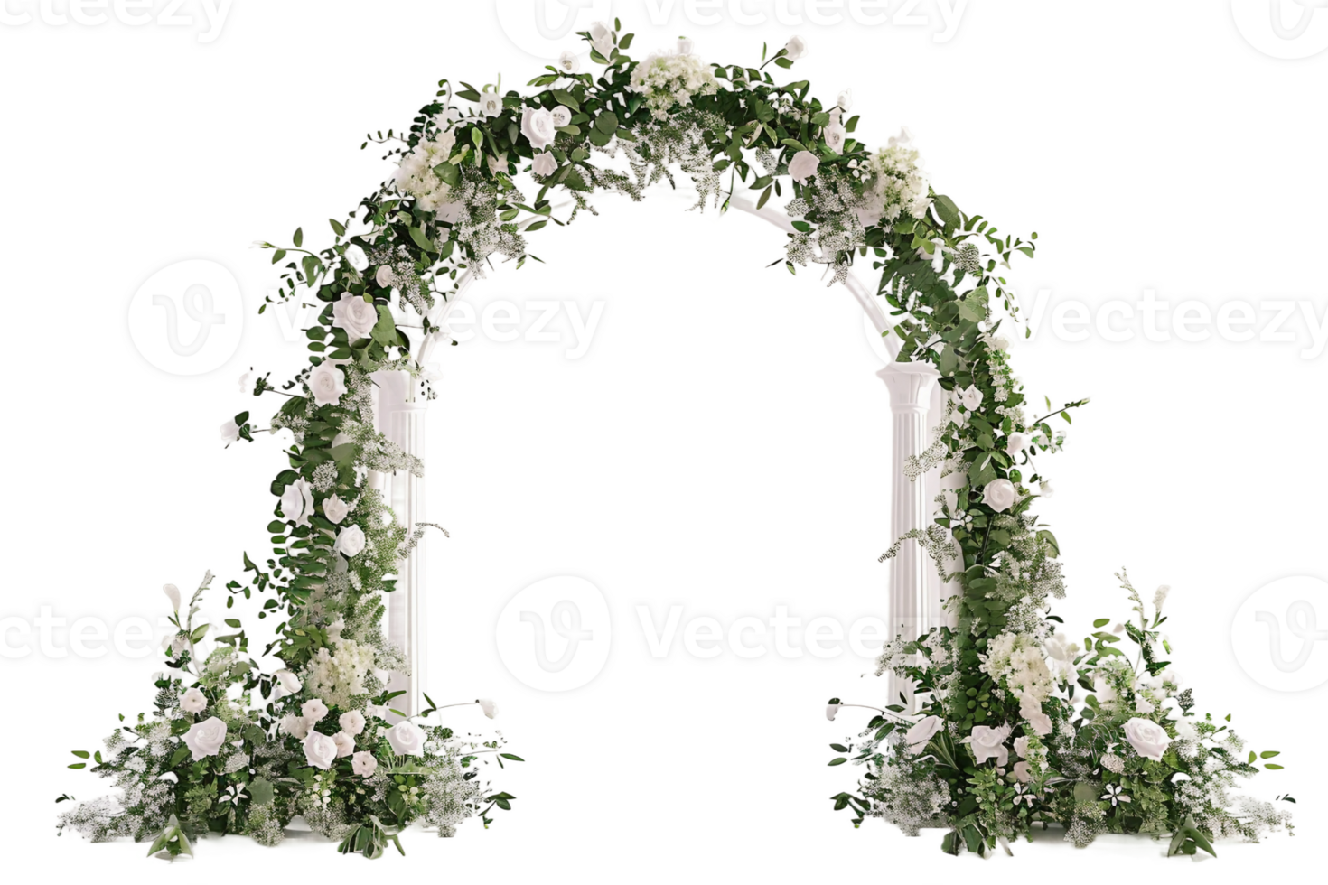 Entrance Arch On Transparent Background. png