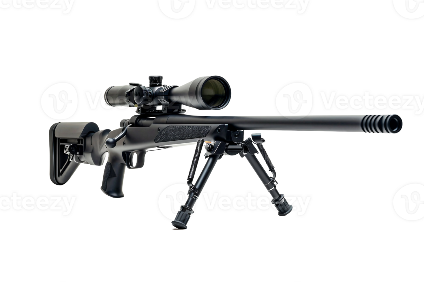 Rifle Bipod On Transparent Background. png