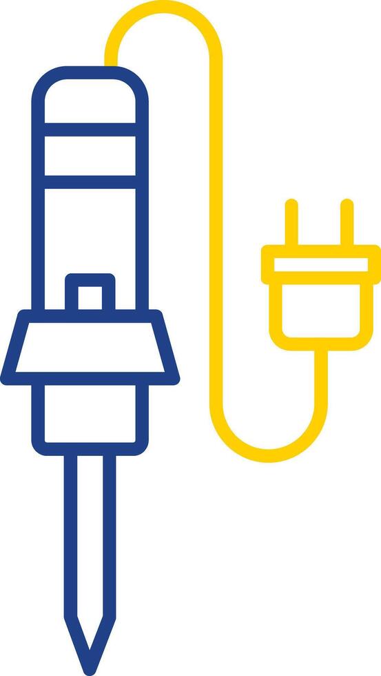 Welding Equipment Line Two Color Icon vector