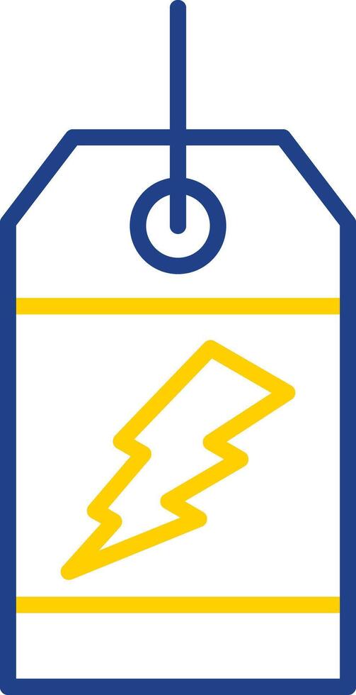 flash Sale Line Two Color Icon vector