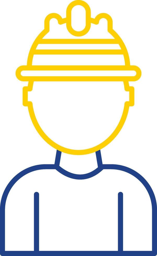 Labor Line Two Color Icon vector