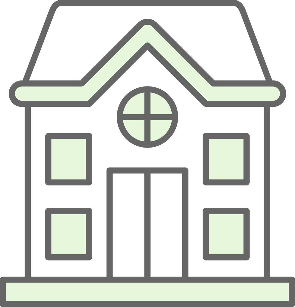 House Fillay Icon vector