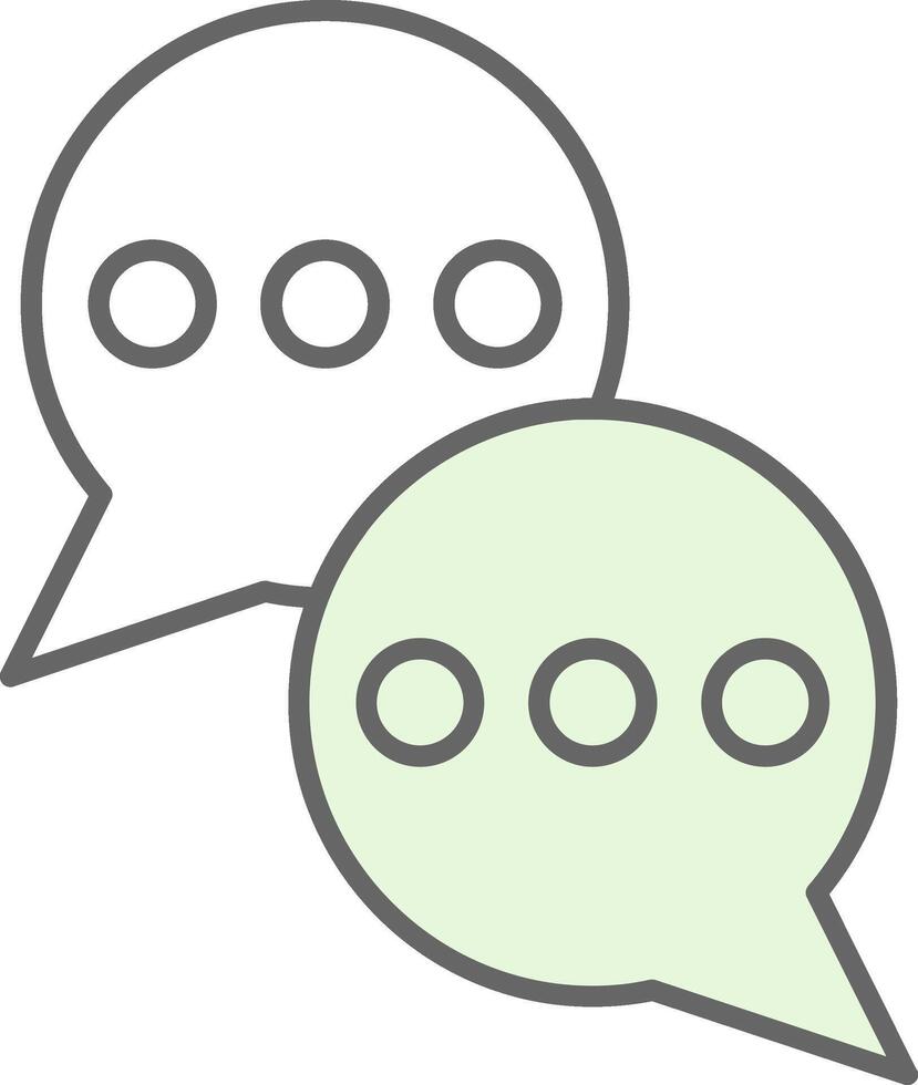 Messages Fillay Icon vector