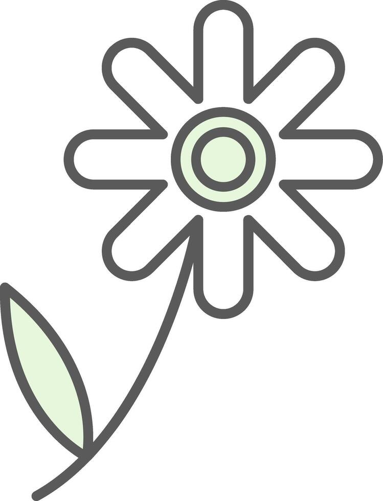 Chamomile Fillay Icon vector