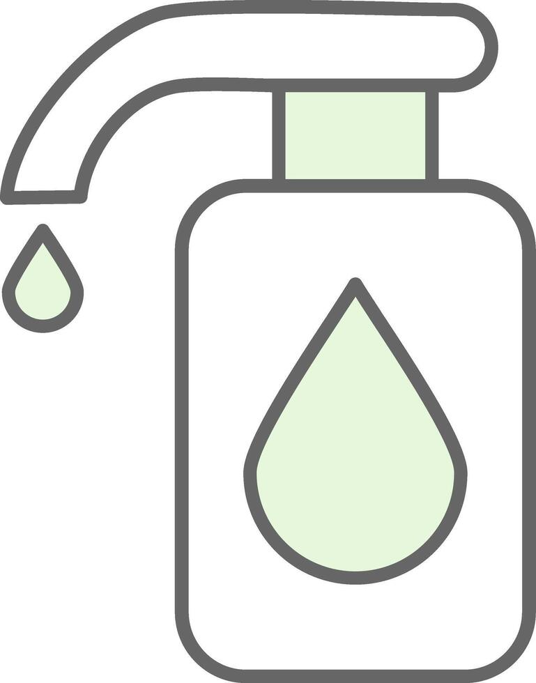 Cleaning Liquid Fillay Icon vector