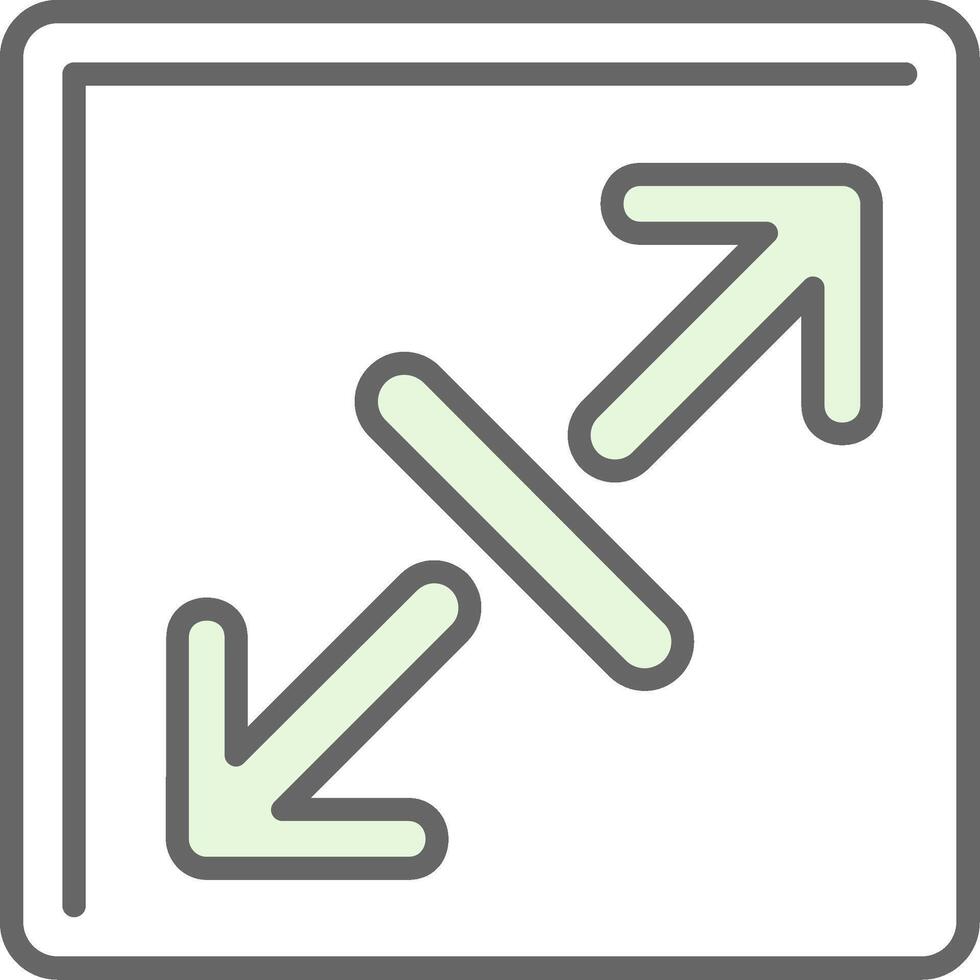 Expand Fillay Icon vector