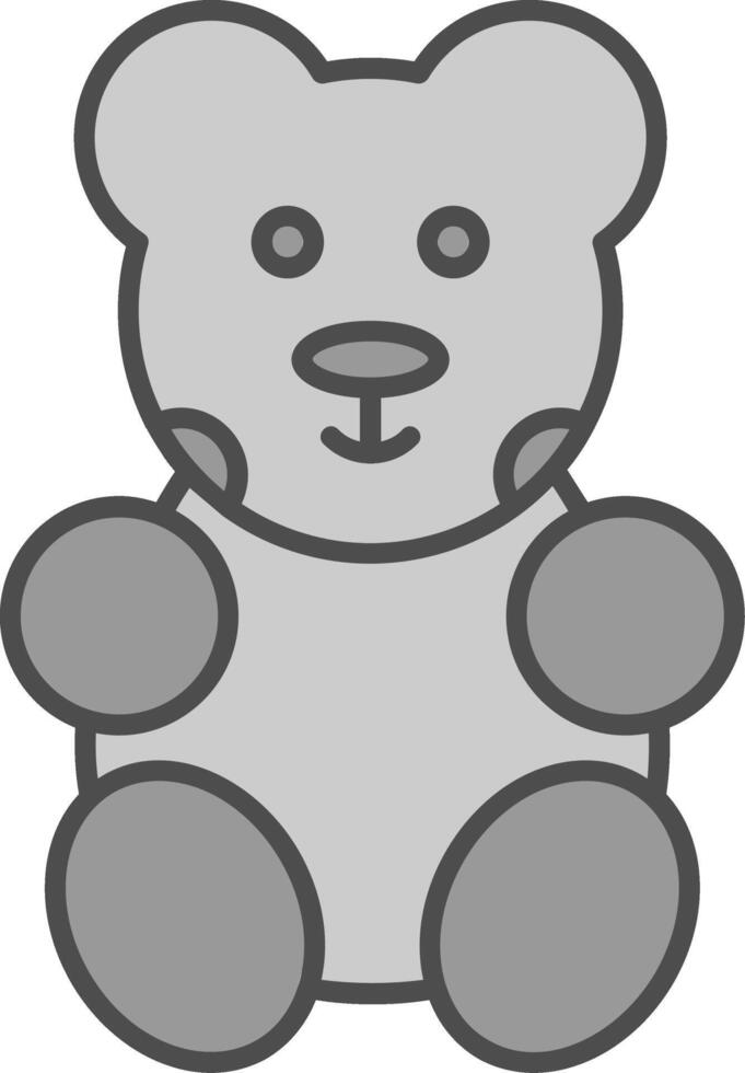 Bear Fillay Icon vector