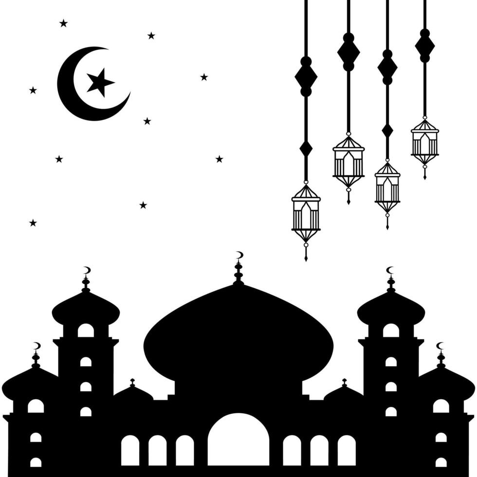 Eid Mubarak . Eid Mubarok Islamic background template. vector