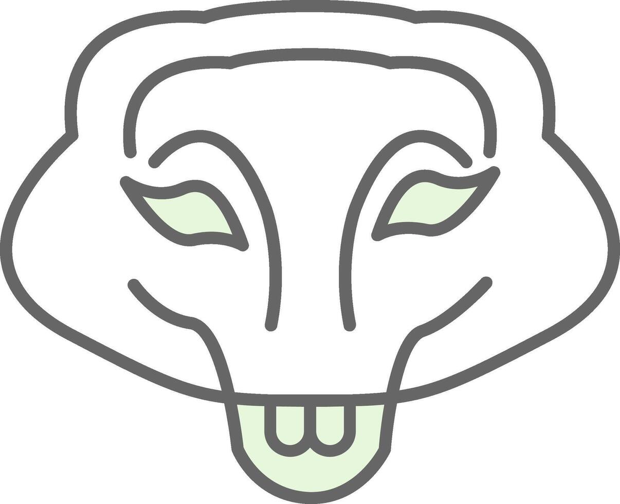 Crocodile Fillay Icon vector