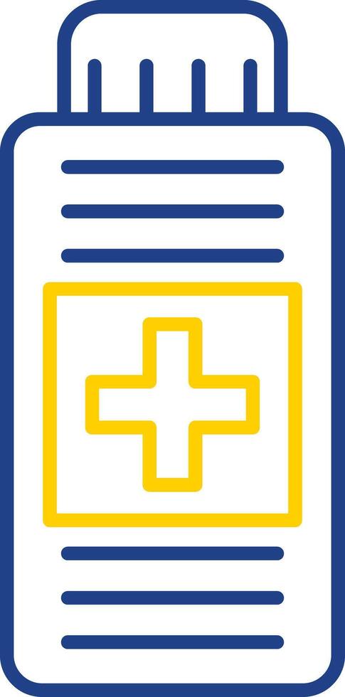 Syrup Line Two Color Icon vector
