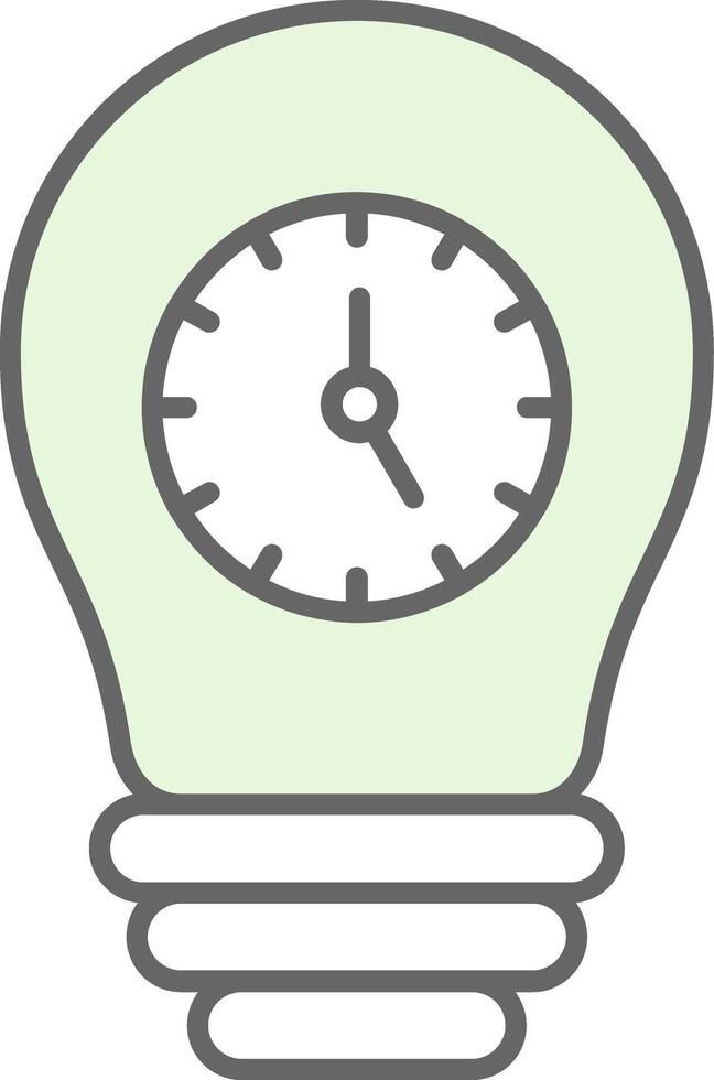 hora administración relleno icono vector