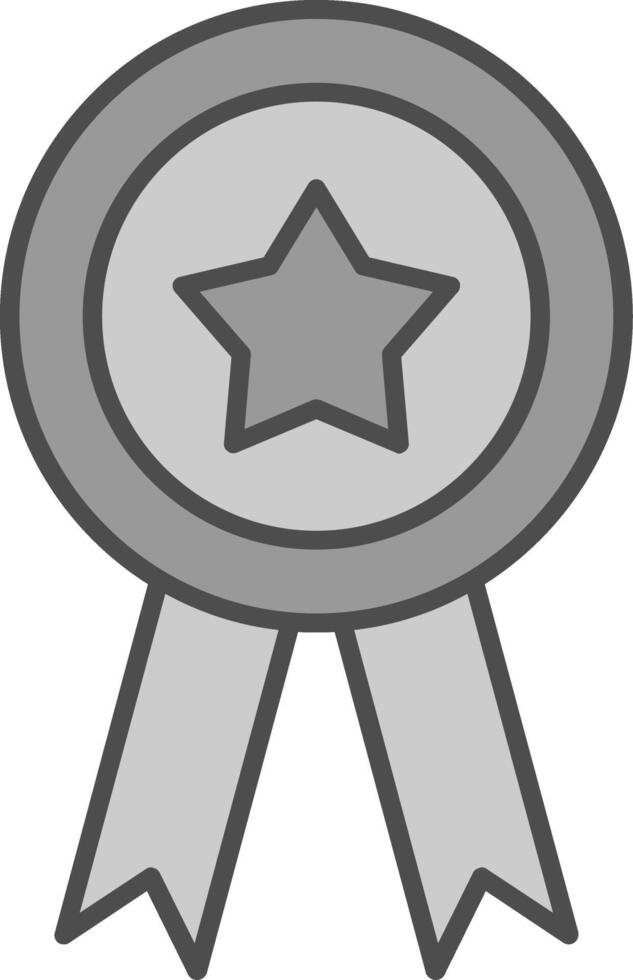 Medal Fillay Icon vector