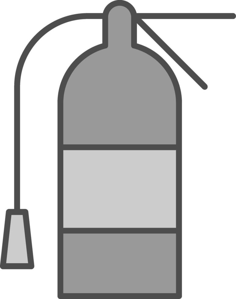 Extinguisher Fillay Icon vector