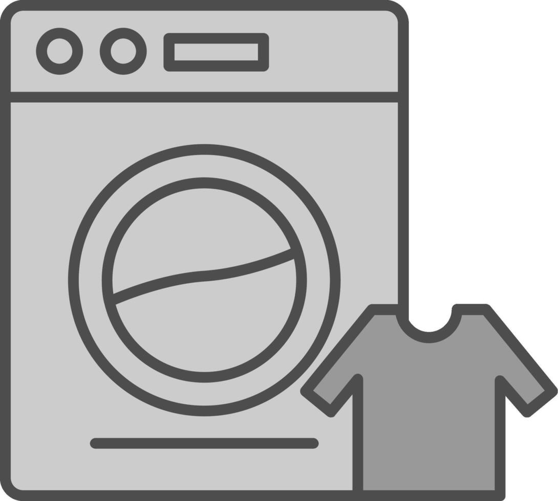 lavandería relleno icono vector