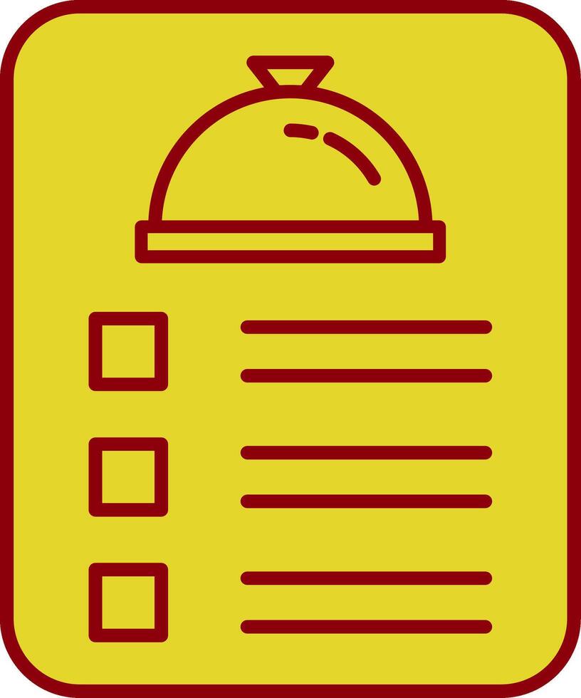 Menu Line Two Color Icon vector