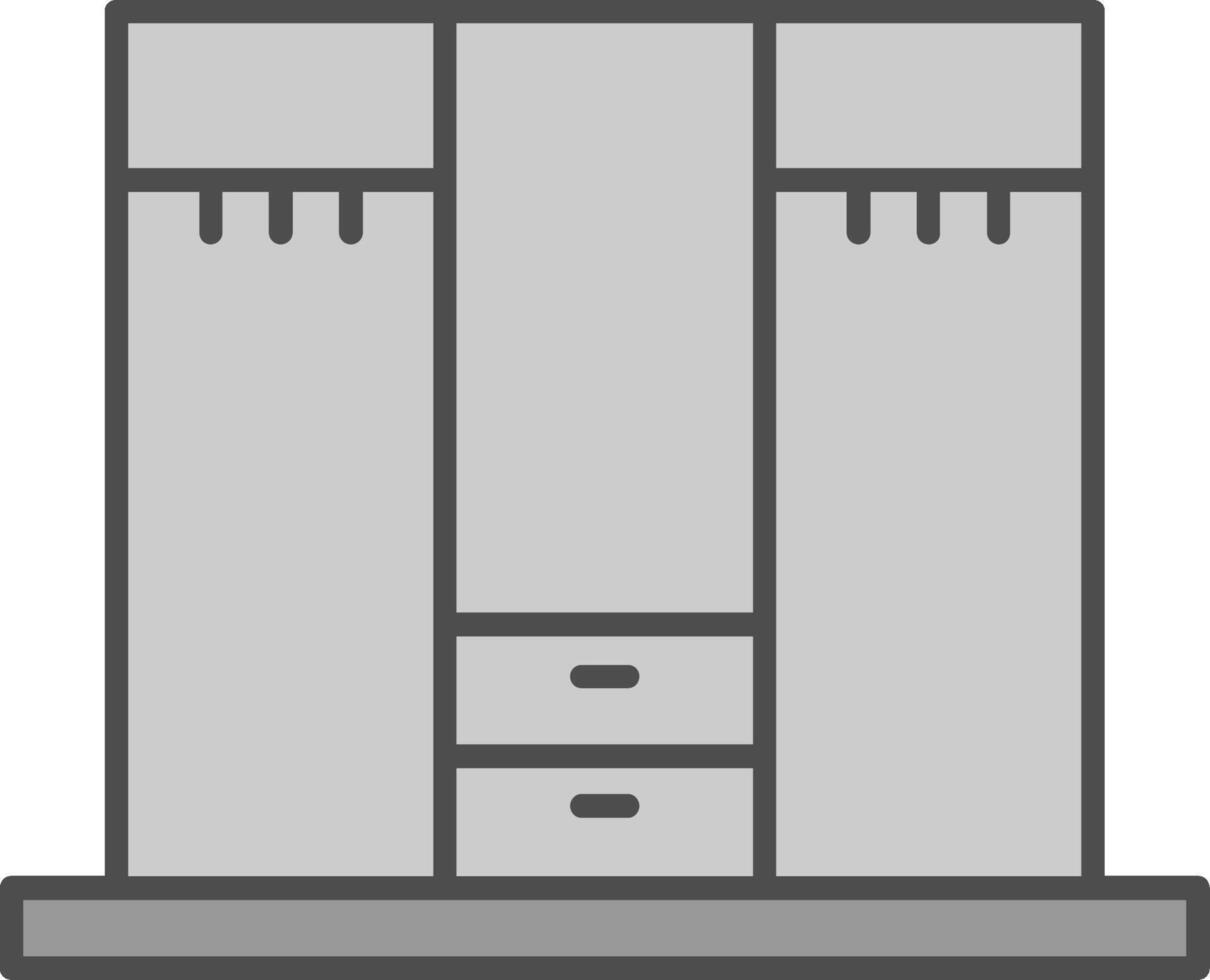 Closet Fillay Icon vector