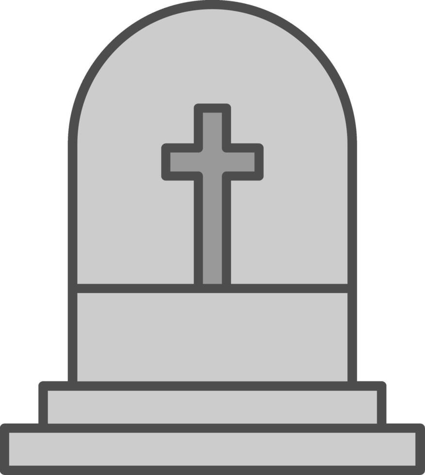 Grave Fillay Icon vector