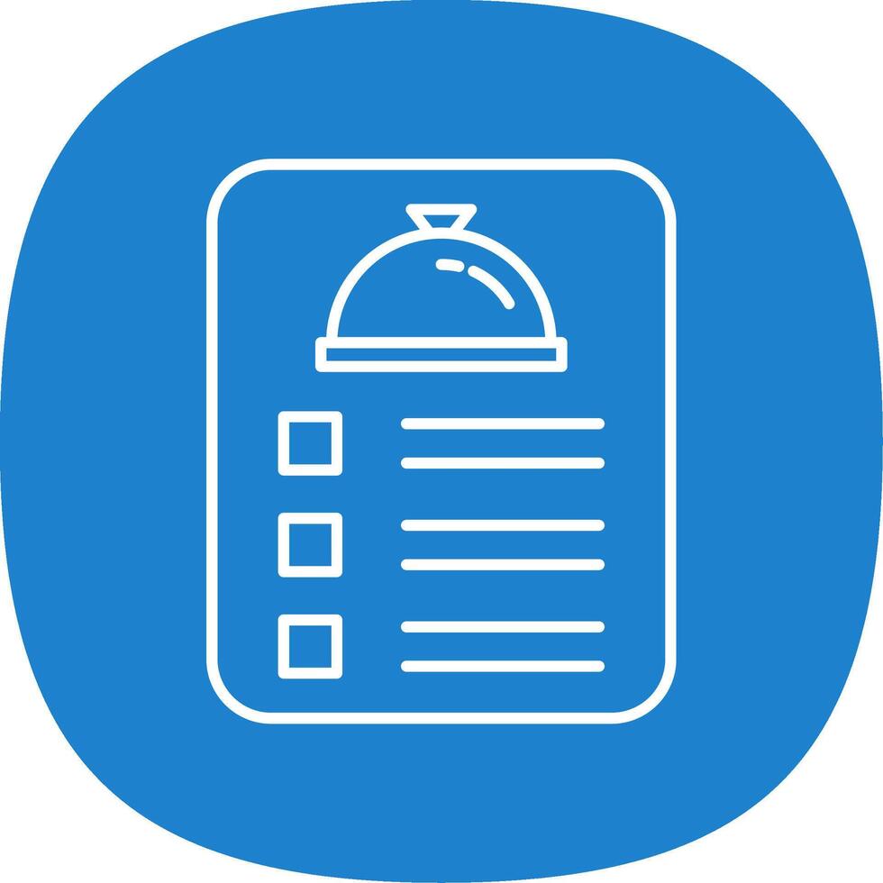 Menu Line Curve Icon vector
