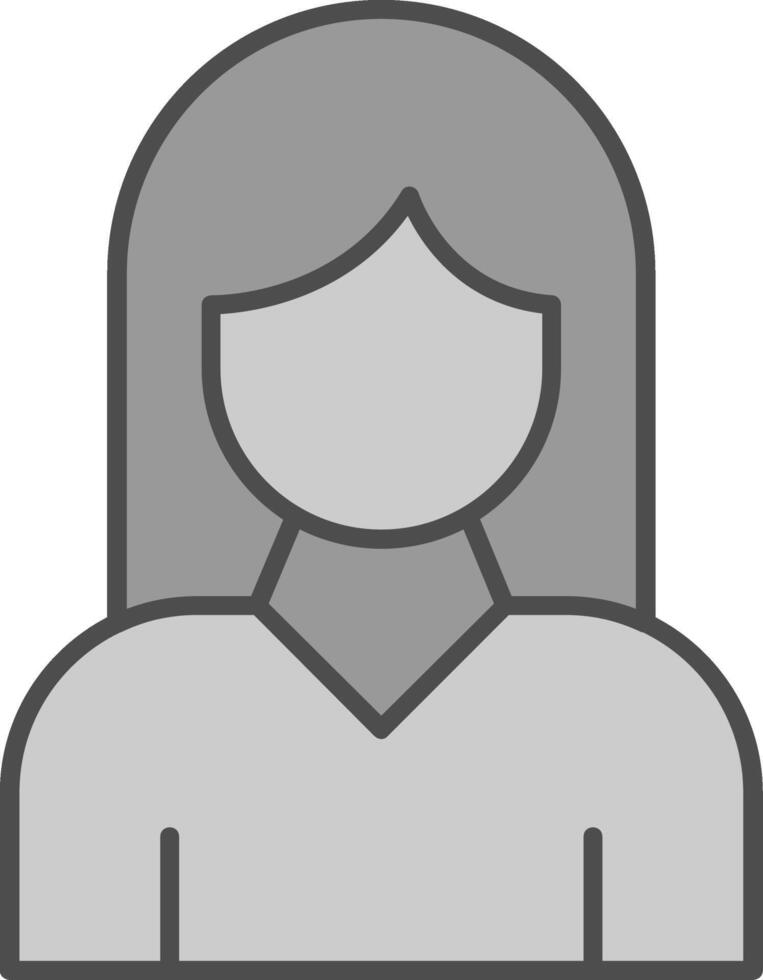 Woman Fillay Icon vector