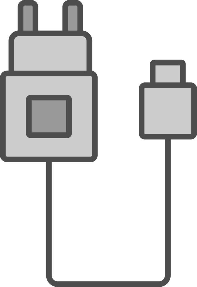 Charger Fillay Icon vector
