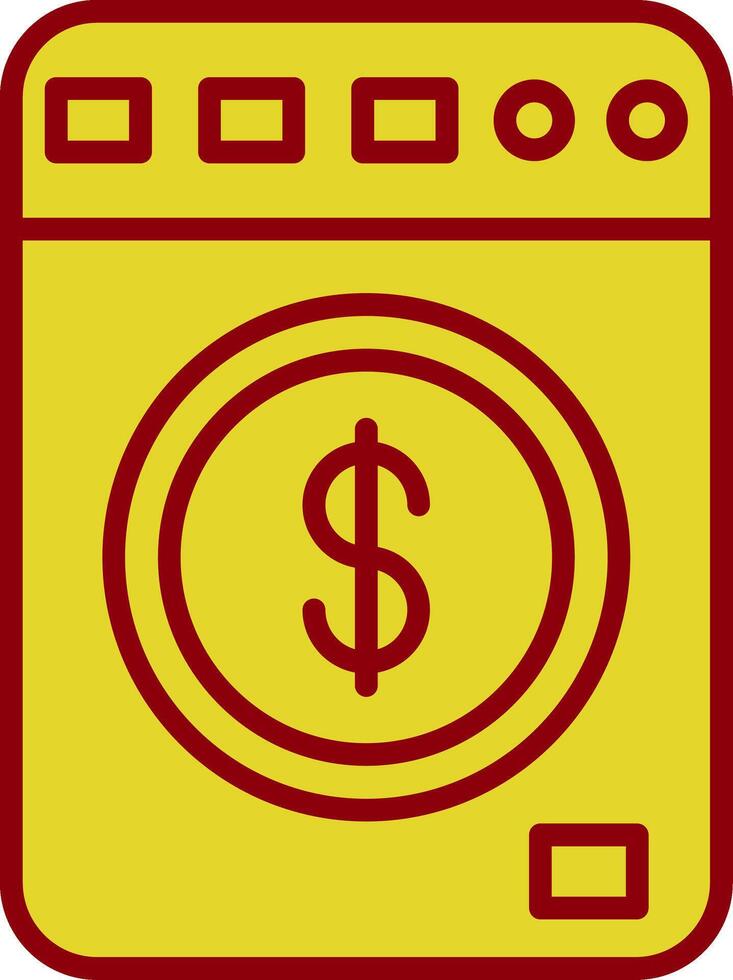 Money Laundering Line Two Color Icon vector