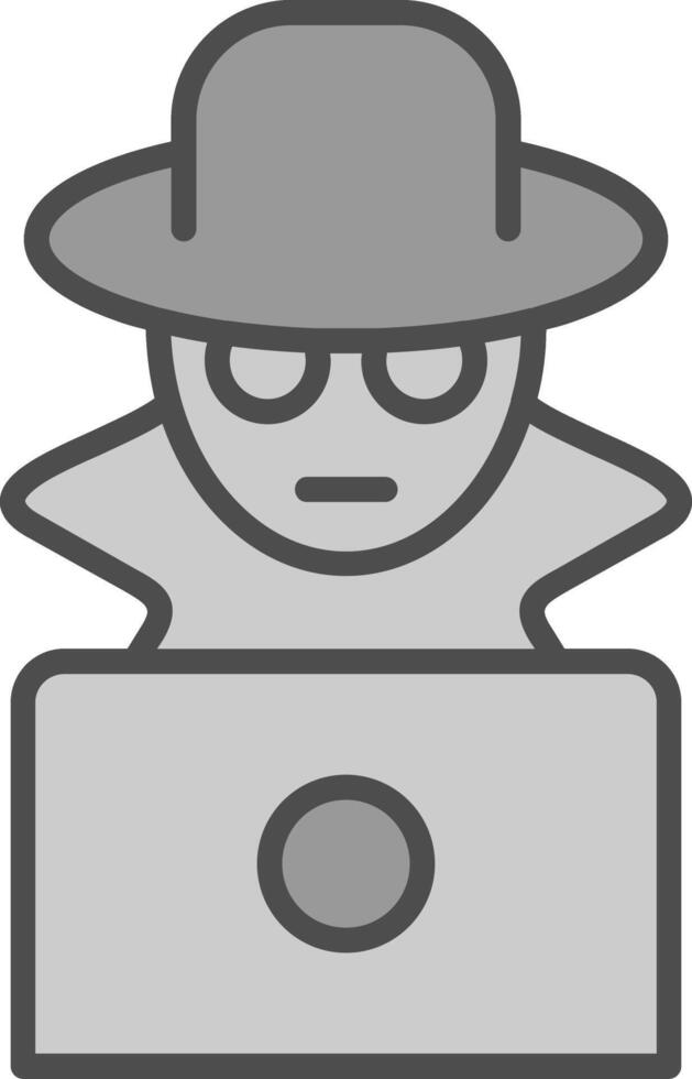Fraud Fillay Icon vector