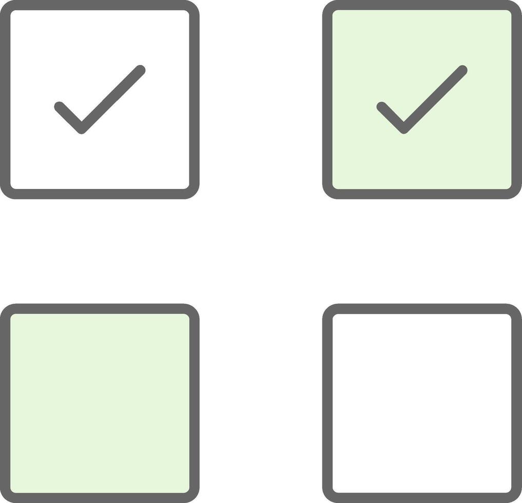 Check Box Fillay Icon vector