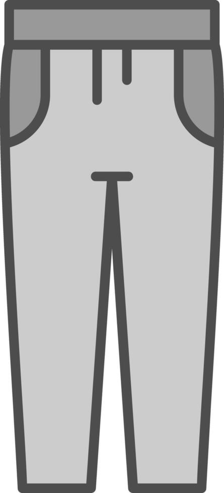Trousers Fillay Icon vector