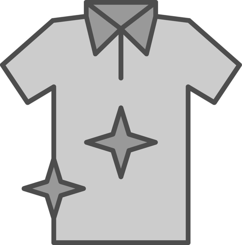 T Shirt Fillay Icon vector
