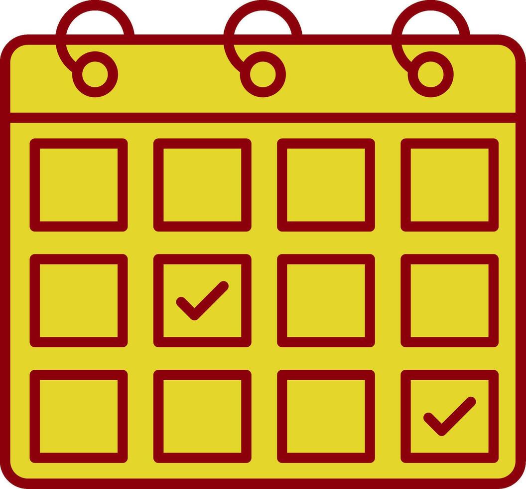 Appointment Request Line Circle Icon vector