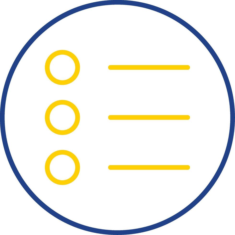 Options Line Two Color Icon vector