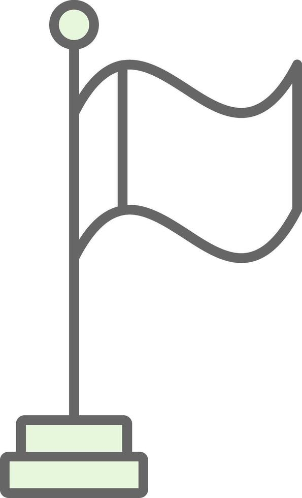 Flag Fillay Icon vector