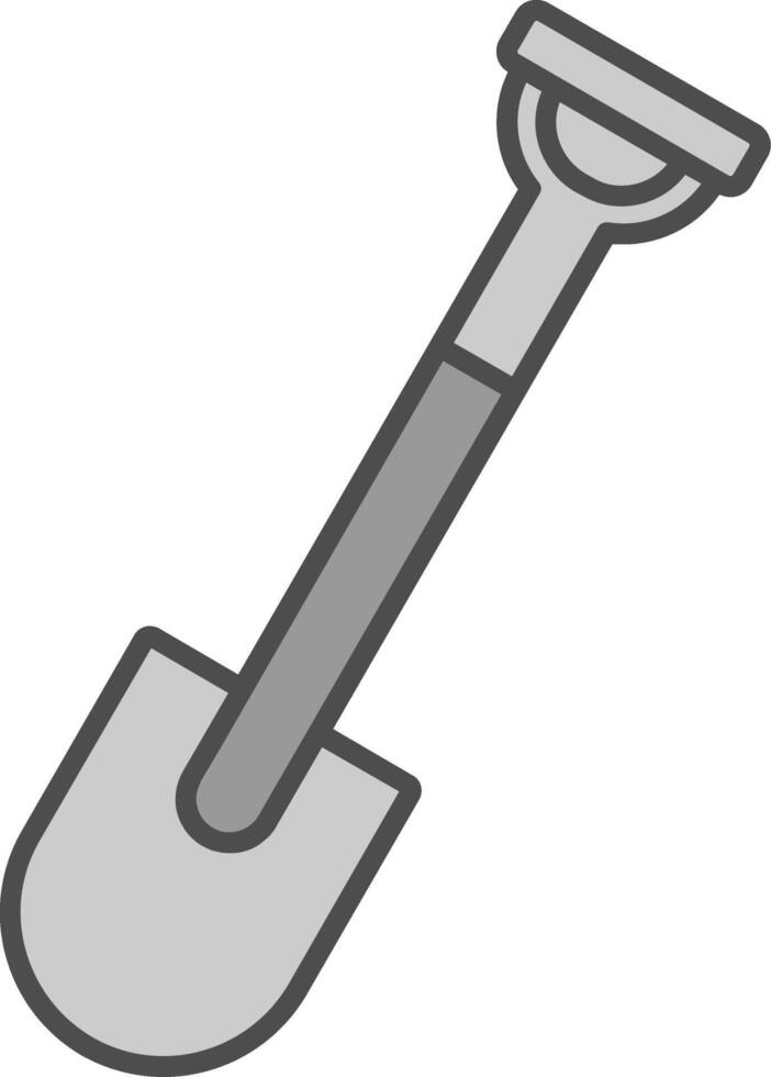 Shovel Fillay Icon vector