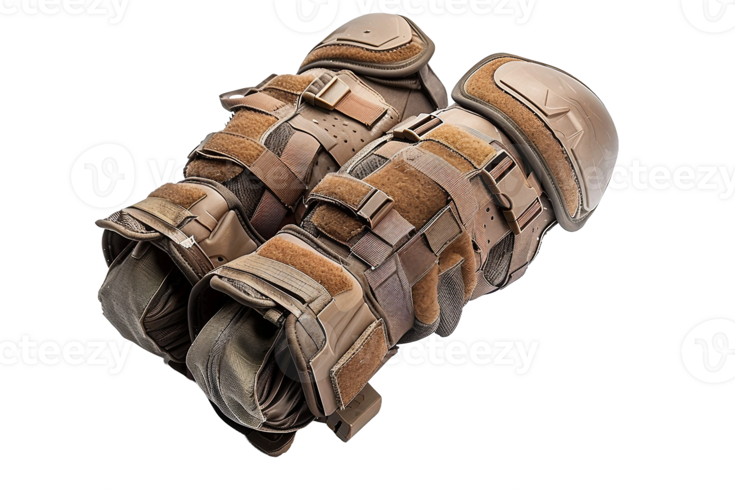 Tactical Knee Guard On Transparent Background. png