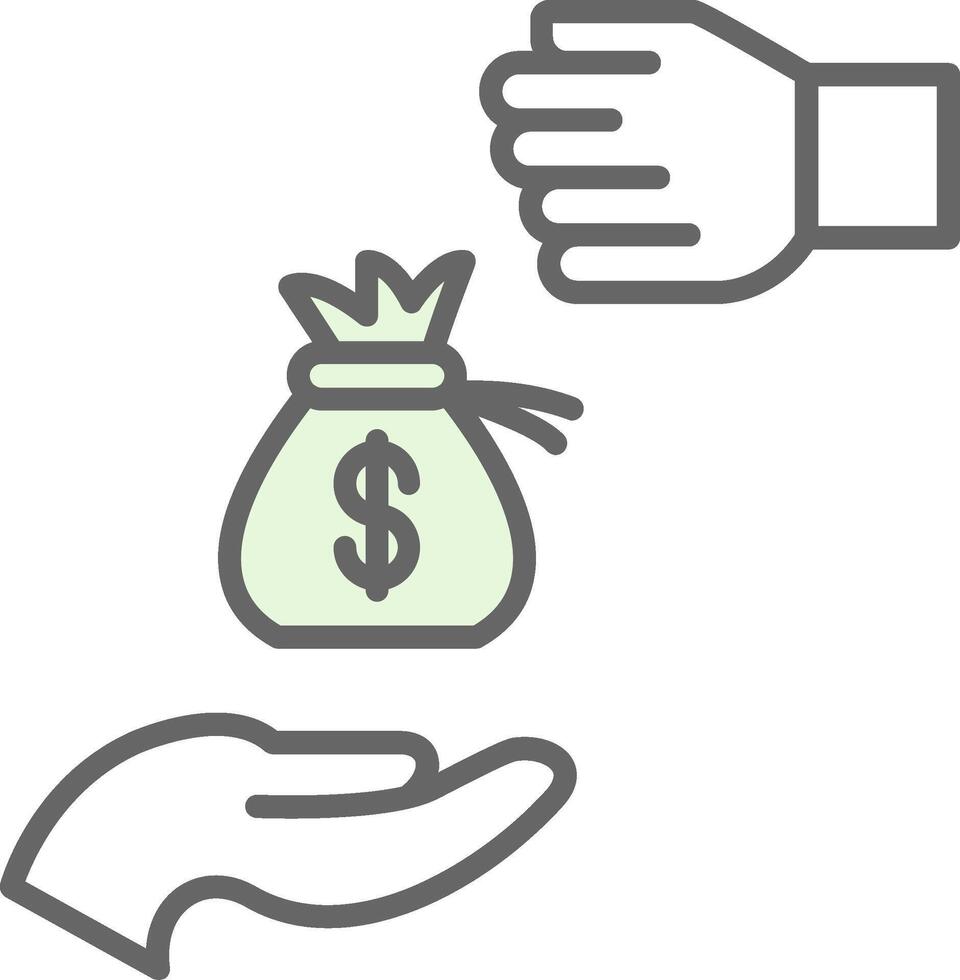 Bribery Fillay Icon vector