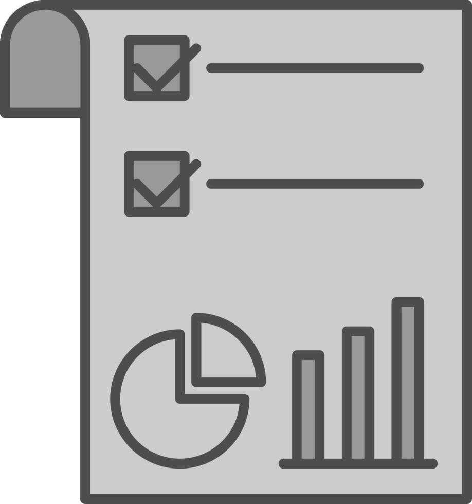 Market Trends Fillay Icon vector