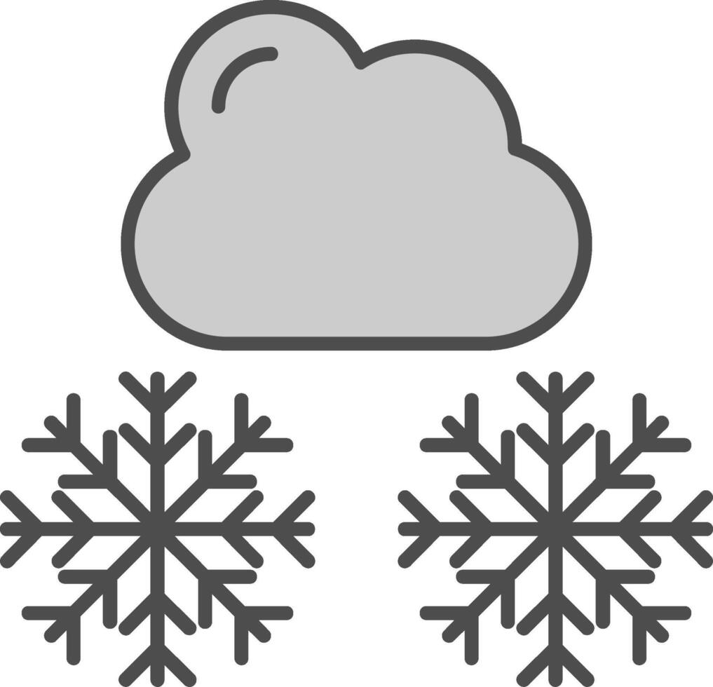 Winter Fillay Icon vector