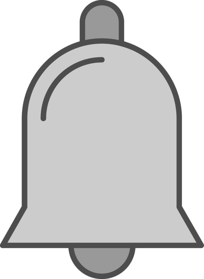 Notification Bell Fillay Icon vector
