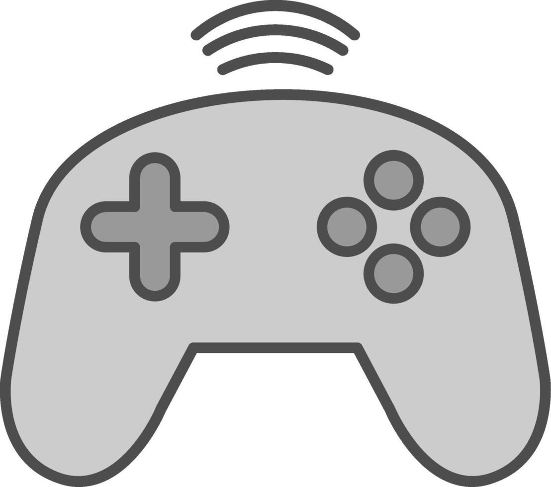 controlador relleno icono vector